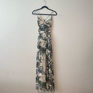 H&M Sleeveless Floor Length Multicolored Dress